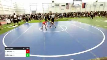 57 lbs Semifinal - Sophia Lazaro, California Grapplers vs Giovanni Garcia, Grind House WC