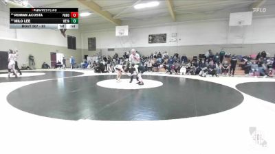 83 lbs Cons. Round 2 - Roman Acosta, Hughson vs Milo Lee, Cooley Middle School