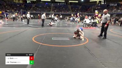 65 lbs Quarterfinal - Jackson Bish, Harbor Creek vs Maddox Thomas, Waynesburg