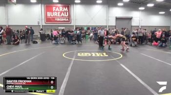 106 lbs Cons. Round 4 - Chevi Maul, Samurai Wrestling Club vs Sawyer Frickman, Eastern Loudoun WC