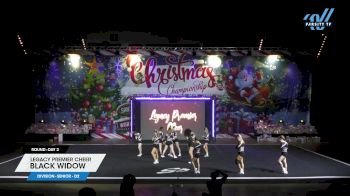 Legacy Premier Cheer - Black Widow [2023 L4 Senior - D2 Day 2] 2023 Spirit Celebration Christmas Grand Nationals
