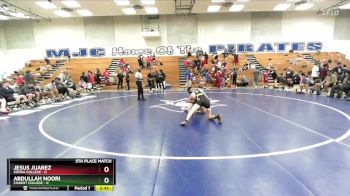 125 lbs Placement Matches (16 Team) - Jesus Juarez, Sierra College vs Abdullah Noori, Chabot College