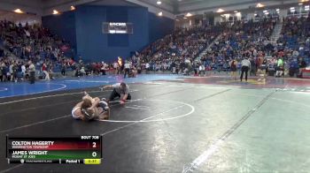 106 lbs Cons. Round 1 - James Wright, Mount St Joes vs Colton Hagerty, Washington Township