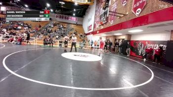 190 lbs Cons. Round 3 - Ian Backman, Natrona County vs Daniel Watson, Evanston