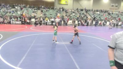 52 lbs Round Of 32 - Bronson Jenkins, Calaveras vs Breyson Chamberlain, Fallon Outlaws WC