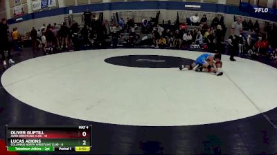 54 lbs Round 2 (3 Team) - Lucas Adkins, Columbus North Wrestling Club vs Oliver Guptill, Avon Wrestling Club