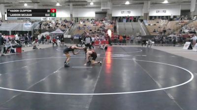 AA 144 lbs Semifinal - Landon McLean, Blackman High School vs Kaden Clopton, Science Hill High School
