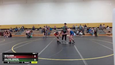 125 lbs Round 3 - Seth Kerr, JET Wrestling Club vs Dalton Hinson, KC Elite Training Center