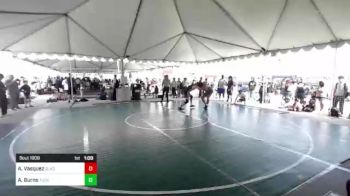 190 lbs Quarterfinal - Anthony Vasquez, Gladiator WC vs Alexander Burns, Tucson Pride WC