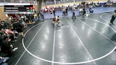 144 lbs Cons. Round 5 - Duane Zamora, Moses Lake vs Mason Russell, Othello