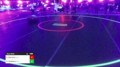 132 lbs Round Of 16 - Sebastian Serrano, Mustang WC vs Antonio Guebara, Maize WC