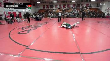 126 lbs Champ. Round 1 - Aaron Klein, Poway vs Rocco Falcione, Palisades