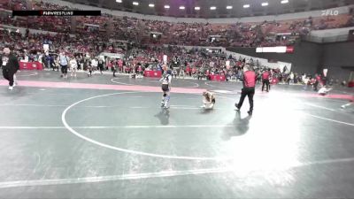 70 lbs Champ. Round 2 - Alaina Chambers, Lancaster Wrestling Club vs Olivia Kelly, Cadott