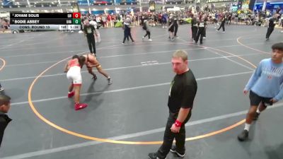 138 lbs Cons. Round 10 - Jovani Solis, Gladiator Wrestling vs Bodie Abbey, Unattached