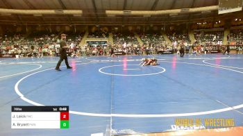 70 lbs Quarterfinal - Jacob Leick, Powerhouse Wrestling Club vs Aidyn Bryant, Purler Wrestling, Inc