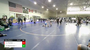 126 lbs Cons. Round 4 - Logan Thurber, Sanderson Wrestling Academy vs Perry Macfarlane, Ridgeline