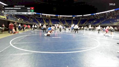 192 lbs Quarterfinal - Christian Stiehler, Pocono Mountain West vs Coy Campbell, Titusville
