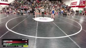 190 lbs Quarterfinal - Janessa Kirk, Lyman vs Gracin Goff, Cheyenne East