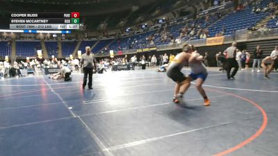 212 lbs Quarterfinal - Cooper Bliss, Port Allegany vs Steven McCartney, Kiski Area