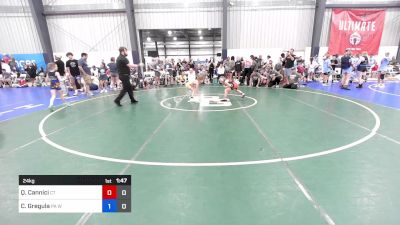 24 kg Rr Rnd 3 - Quinn Cannici, Cordoba Trained vs Charae Gregula, PA West Black