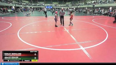 73-78 lbs Round 1 - Gracie Krause, Princeton Wrestling Club vs Kenley Berglund, Askren Wrestling Academy