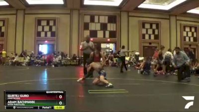 92 lbs Quarterfinal - Adam Bachmann, River Wrestling vs Gurtej Guro, Unattached