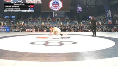 115 lbs Cons. Rd Of 32 - Jameiah Johnson, Nebraska vs Layli Farhoumand, Arizona