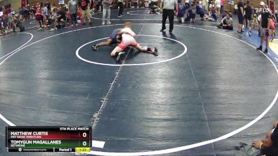 125 lbs 5th Place Match - TomyGun Magallanes, Dethrone vs Matthew Curtis, Mat Sense Wrestling