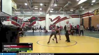 126 lbs Cons. Round 2 - Ulysses Romero, Segerstrom vs Diego S Villalobos, Jurupa Valley