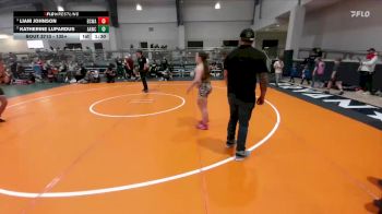 135+ Round 3 - Liam Johnson, Bomb City Wrestling Academy vs Katherine Lupardus, All American Wrestling Club