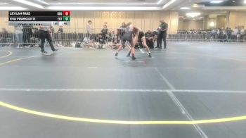 109 lbs Consi Of 16 #1 - Leylah Ruiz, Reign WC vs Eva Franciotti, Elite Force WC