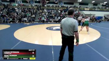 157 lbs Semifinal - Logan Peterson, Cumberland vs Isaac Dunnom, Osceola