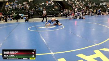 141 lbs Finals (2 Team) - Nick James, Nebraska-Kearney vs Caleb Andrews, Ouachita Baptist