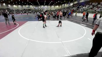 285 lbs Semifinal - Hubert Sharp, Elko WC vs Bella Glenn, Willits Grapplin Pack