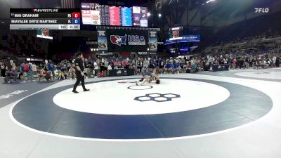 110 lbs Champ. Rd Of 64 - Mai Graham, PA vs Miayalee Ortiz Martinez, FL