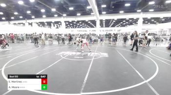 132 lbs Consolation - Elias Martinez, Juggernaut WC vs Adrian Moore, Marana WC