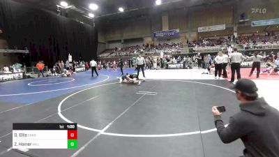 130 lbs Rr Rnd 1 - Dominic Ellis, Canon City vs Zackery Hainer, Valley Bad Boys