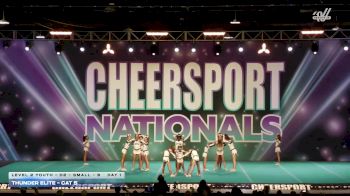 Thunder Elite - Cat 5 [2026 L2 Youth - D2 - Small - B Day 1] 2026 CHEERSPORT National All Star Cheerleading Championship