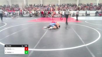 132 lbs Semifinal - Gavin Handy, Grindhouse Wrestling Club vs Zack Valdez, 505 Wc