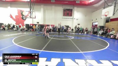 67 lbs Cons. Round 2 - Gil Newton, Rochester Wrestling Club vs Cruz Loudermilk, Prodigy Wrestling Club