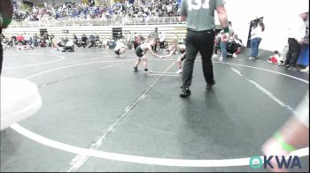 49 lbs Quarterfinal - Mason Hayman, Barnsdall Youth Wrestling vs Camden Ward, Weatherford Youth Wrestling