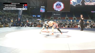 132 lbs Champ. Rd Of 32 - Owen McMullen, Pennsylvania vs Blaze Van Gundy, Ohio