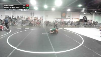113 lbs Quarterfinal - Ricky Quiros, Eastvale Elite vs Andres Rambo Lopez, Wlv Jr Wrestling