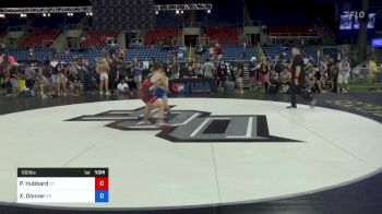 100 lbs Rnd Of 32 - Peyton Hubbard, New York vs Xzephren Donner, Kansas
