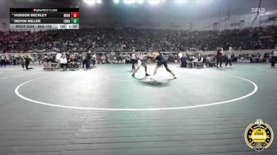 B6A-126 lbs Semifinal - Devon Miller, Edmond North vs Hudson Beckley, Broken Arrow
