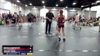 84 lbs Round 7 (8 Team) - Brynn Cunningham, MGW Slaying Sirens vs Brooke Dixon, U2 Women Of The Uprising