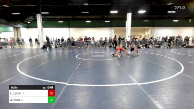 90 lbs Consolation - Luke Loren, CA vs John Ross, NJ