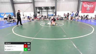 105 lbs Rr Rnd 2 - Hunter Kapitula, Mat Assassins K8 B vs Reed Lynch, CT Whale K-8