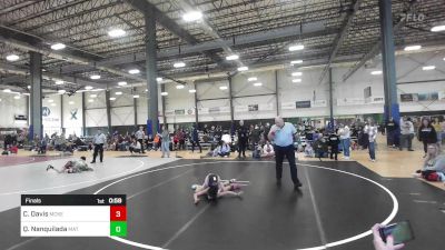 77 lbs Final - Cash Davis, McKenzie River Mat Club vs Quincy Nanquilada, Mat Demon WC