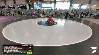 150 lbs Semifinal - Johnny Venegas, El Paso Enforcers Wrestling Club vs Grant Jorgensen, Westlake Youth Wrestling Club